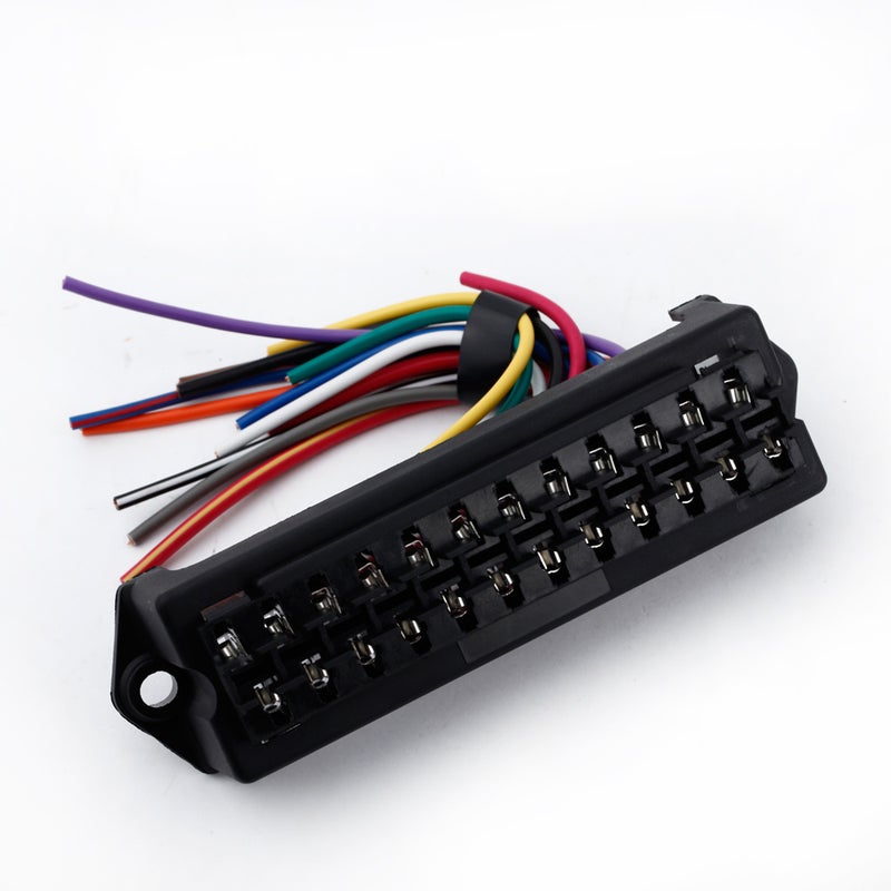 12 Way DC32V Circuit Car Trailer Auto Fuse Box Block Holder ATC ATO 2-input 12-output Wire - Image 5