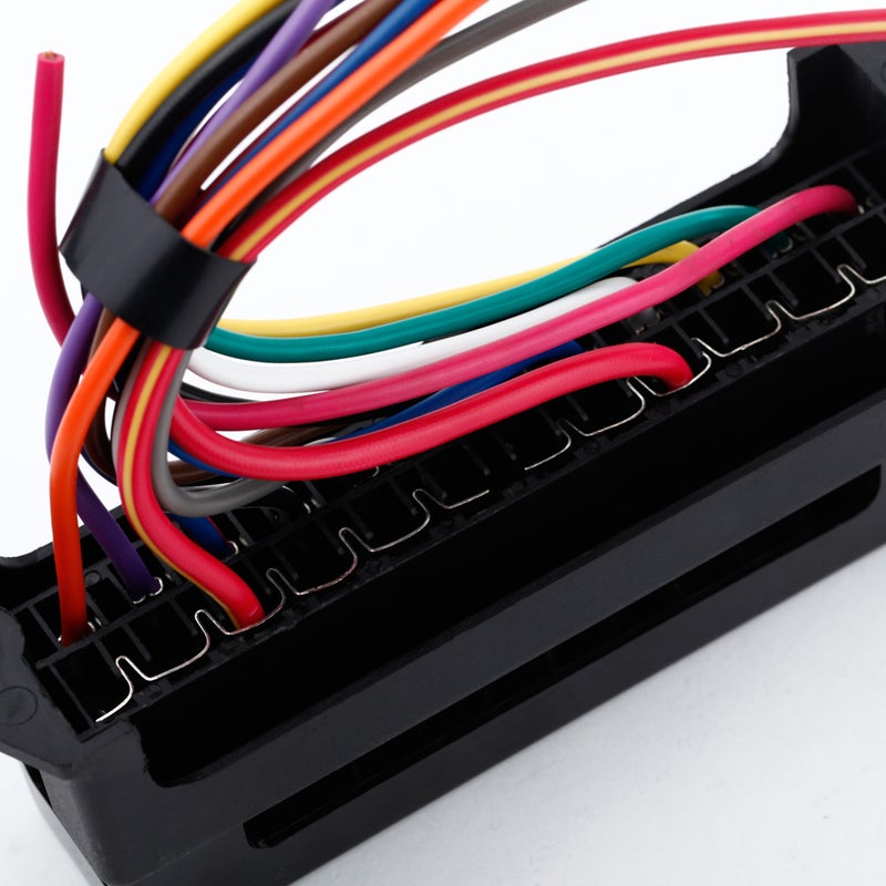 12 Way DC32V Circuit Car Trailer Auto Fuse Box Block Holder ATC ATO 2-input 12-output Wire - Image 3