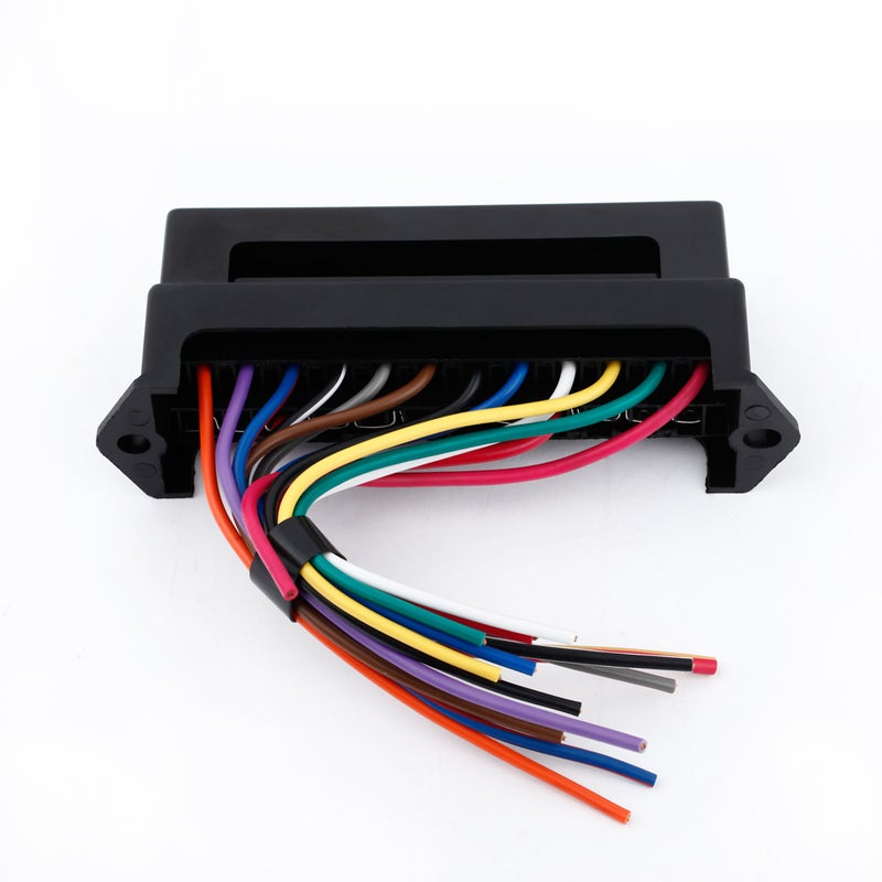 12 Way DC32V Circuit Car Trailer Auto Fuse Box Block Holder ATC ATO 2-input 12-output Wire - Image 2