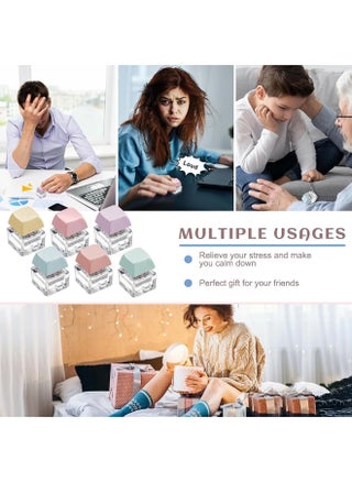 Taiyin 6 Pcs Keyboard Fidget Toy Fidget Clicker Keyboard Fidget Keychain Keyboard Decompression Toys Button Stress Relief Gifts for Adult to Relief Stress Pass The Time (Colorful) - pzsku/Z8F33E50B2F4475B3A211Z/45/_/1729415017/74a25778-d3de-4fbb-8956-4f0ce8ae9d83