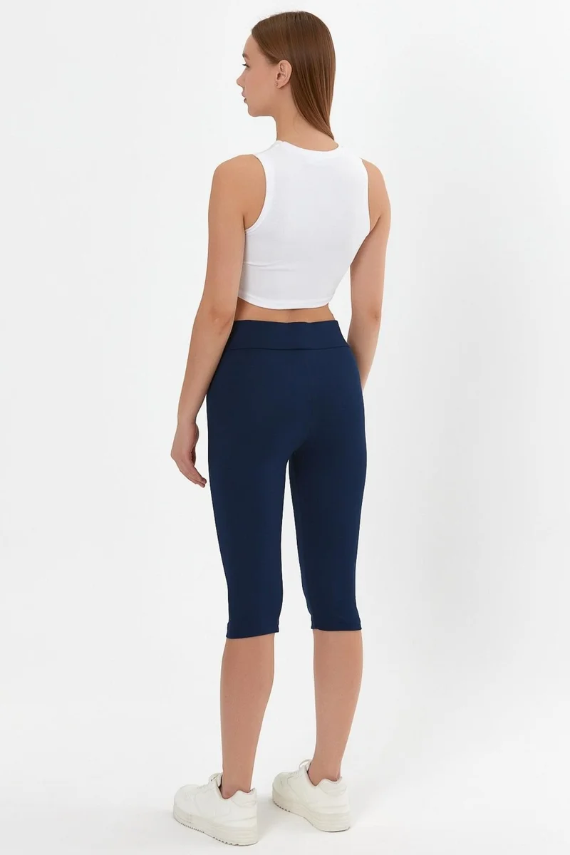 Alexander Gardi High Waist Capri Leggings (B23-005300)