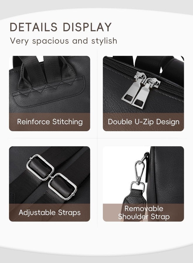 CLUCI Womens Backpack Purse Leather Anti-theft Large Fashion Designer Travel Bag Ladies Shoulder Bags - Image 4