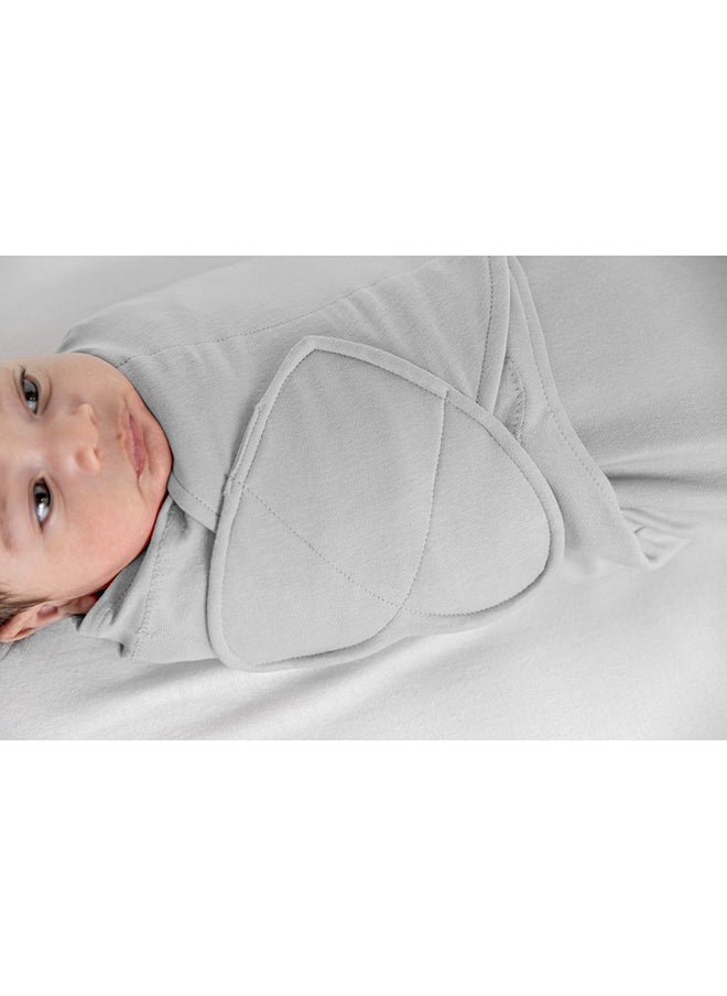 SwaddleMe - Summer Infant by Ingenuity Monogram Collection -  Scribble Elephant, 0 - 3 Months - Image 1
