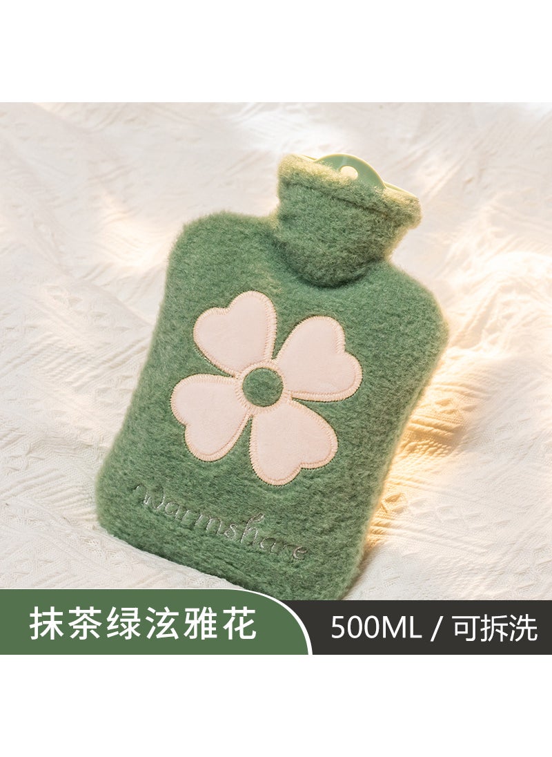 Generic Cartoon Plush Hot Water Bag Mini Hand Warmer 1000ML Twilight Pink  - Image 3