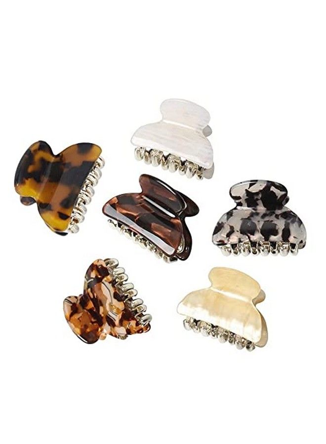 WHISKET Small Acrylic Hair Claw Clips For Girls And Womenplastic Noslip Grip Jaw Hair Clip Hair Jaw Clamp (6) - Image 2