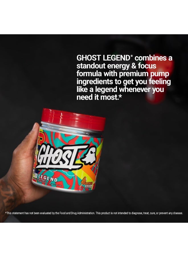 Ghost Legend V4 Pre-Workout Orange Cream 30 Servings - Image 2