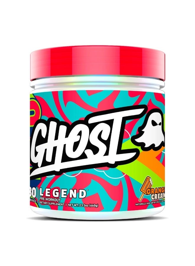 Ghost Legend V4 Pre-Workout Orange Cream 30 Servings - Image 1