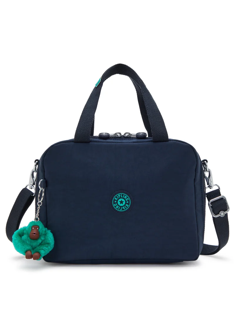 كيبلينغ Miyo Large lunchbox (with trolley sleeve) Blue Green Bl-15381CD7