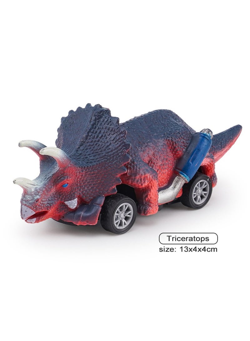 general Dinosaur toys for boys Car with Triceratops Stegosaurus Aetosaurus and Pterodactyl Exercises Motor Skills Portable Interactive Games Kids toys toys for boys - Image 4