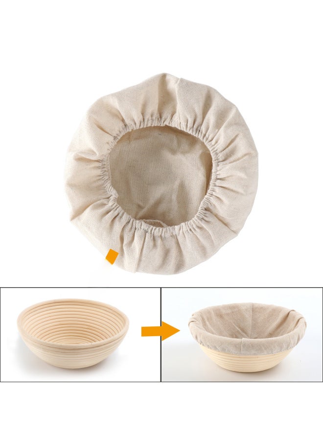 Daily Use Kitchen Utensils/bread Molds/bread Molds-Specifications:Round Cloth Cover 30*9cm1-Color:White - Image 5