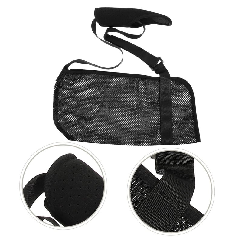Adjustable Shoulder Immobilizer Arm Sling With Elbow Protector Breathable Forearm Support - Image 3
