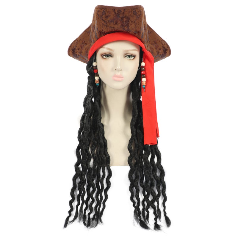 Jack Sparrow Pirate Costume Halloween Hat - Image 2