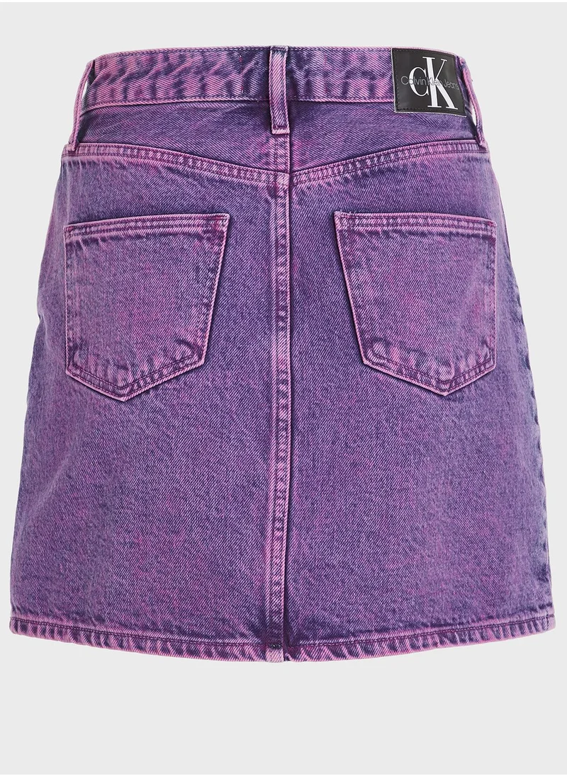 Calvin Klein Jeans A line mini skirt