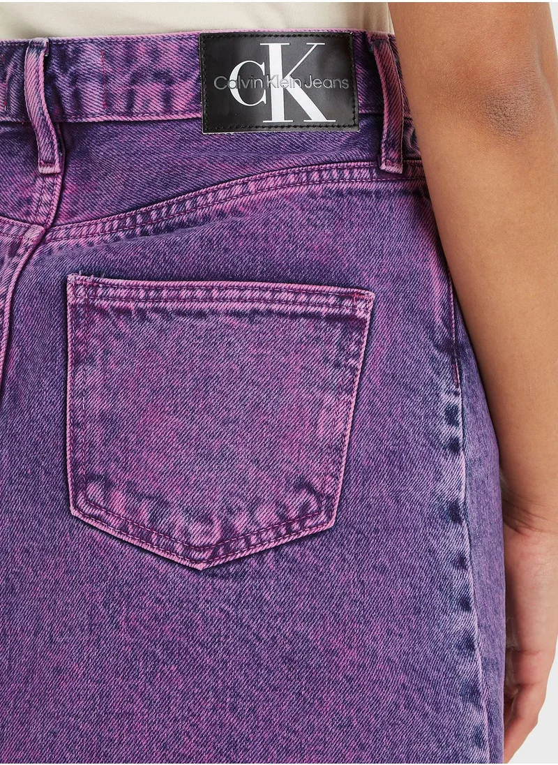 Calvin Klein Jeans A line mini skirt