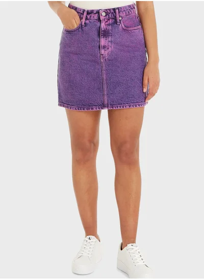 Calvin Klein Jeans A line mini skirt