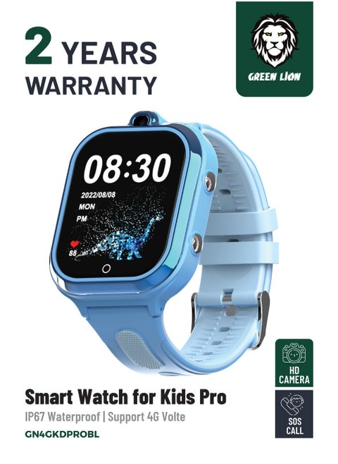 Smart Watch for Kids Pro 1.85inch IPS 240x280 / Up to 4 Days Working Time / Precise Positioning - Blue