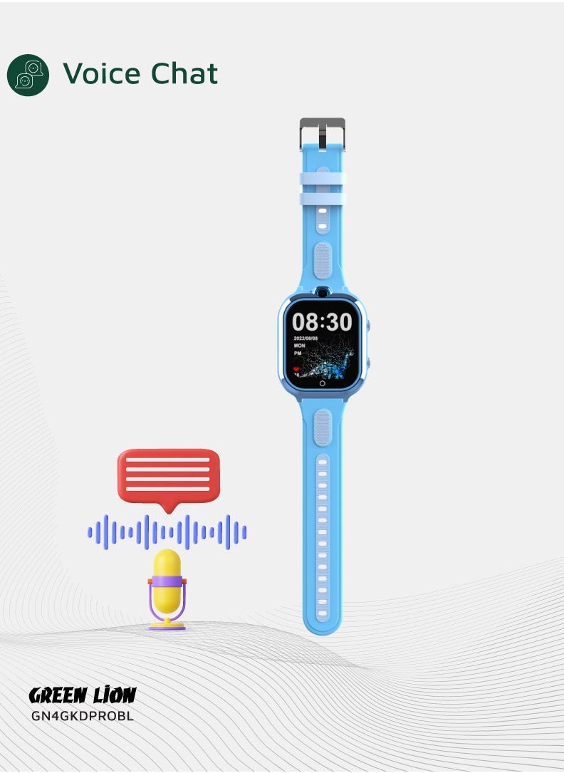 Smart Watch for Kids Pro 1.85inch IPS 240x280 / Up to 4 Days Working Time / Precise Positioning - Blue