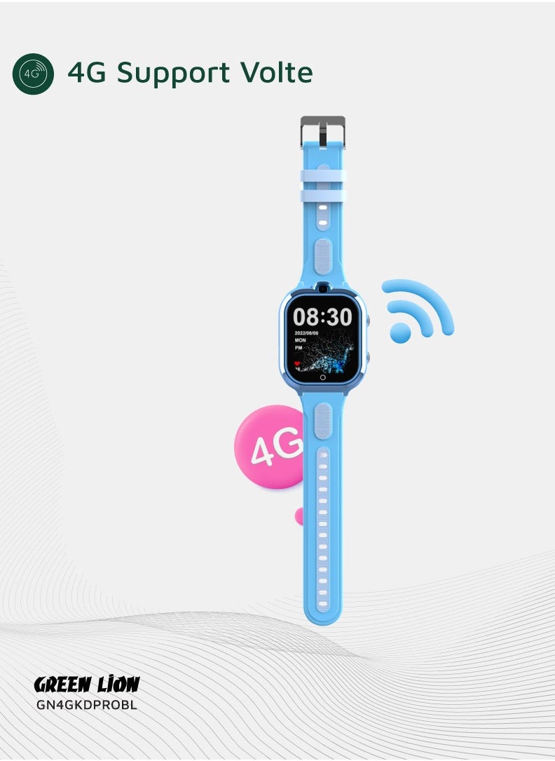 Smart Watch for Kids Pro 1.85inch IPS 240x280 / Up to 4 Days Working Time / Precise Positioning - Blue