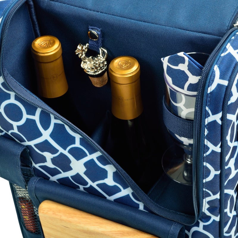 Picnic at Ascot Original Insulated Wine and Cheese Cooler Bag - Designed, Assembled & Quality Approved in the USA - Image 5