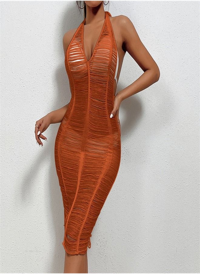 Strap Neck Beach Dress Orange - pzsku/Z8F34BC9A232078BBA706Z/45/_/1676363179/10e19ed0-e940-4ae7-a579-c65c175a765a