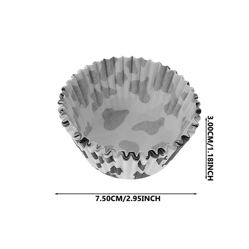 Disposable Cupcake Liners 300pcs Oil Resistant Paper Baking Trays For Muffin Party Random Color - Image 3