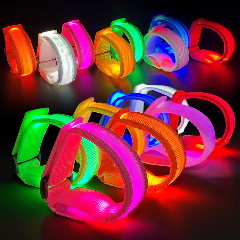 M.best 32pcs LED Light Up Bracelets Glow Flashing Wristbands Glow in The Dark Party Supplies for Wedding, Raves, Concert, Camping,Sporting Events, Party - Image 1
