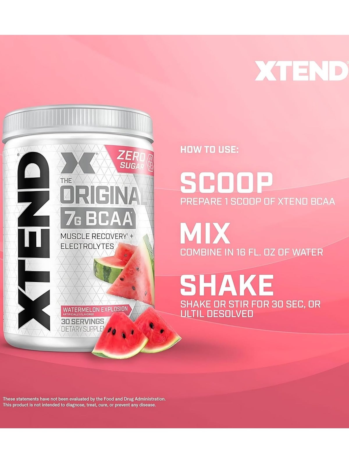 Xtend Watermelon Explosion BCAA Powder 30 Servings