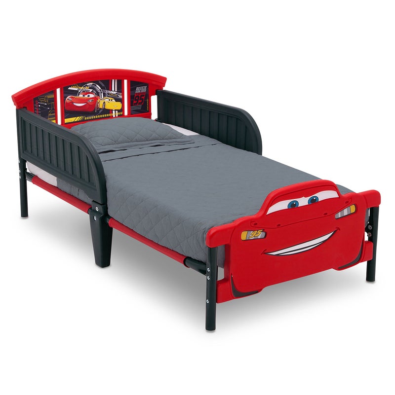 Delta Children 3D-Footboard Toddler Bed, Disney/Pixar Cars 3 - Image 1