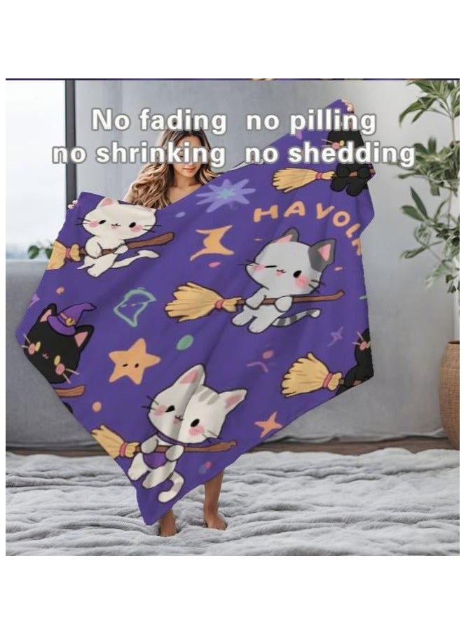 عام بطانية رقيقة من الفانيلا (دافئة ومريحة، ومناسبة للنوم، واستخدام الألعاب، وإزالة الغبار والرمل) 150 سم * 200 سم - 736 - Image 5