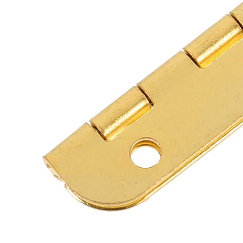 10Pcs 65mm Foldable Steel Hinges 180 Degree Round Corner For Jewelry Box Wood Crafts - Image 4