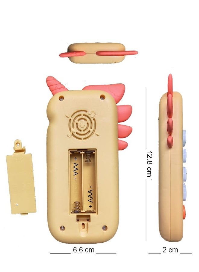 Arudrah Unicorn-Themed Musical Toy Phone | Toddlers – Interactive Learning & Pretend Play Mobile | Lights & Sounds | Multicolor - Image 4