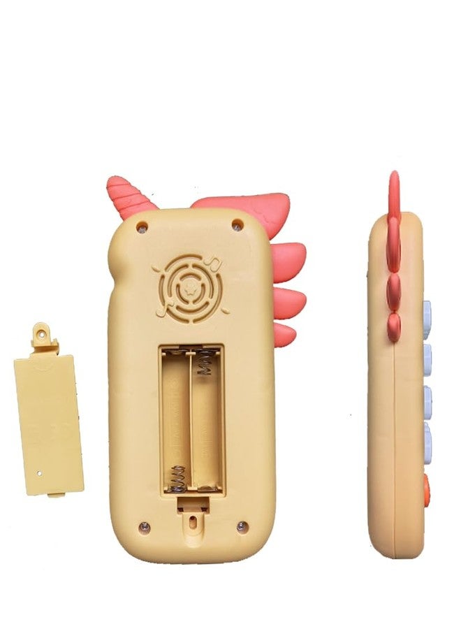Arudrah Unicorn-Themed Musical Toy Phone | Toddlers – Interactive Learning & Pretend Play Mobile | Lights & Sounds | Multicolor - Image 3