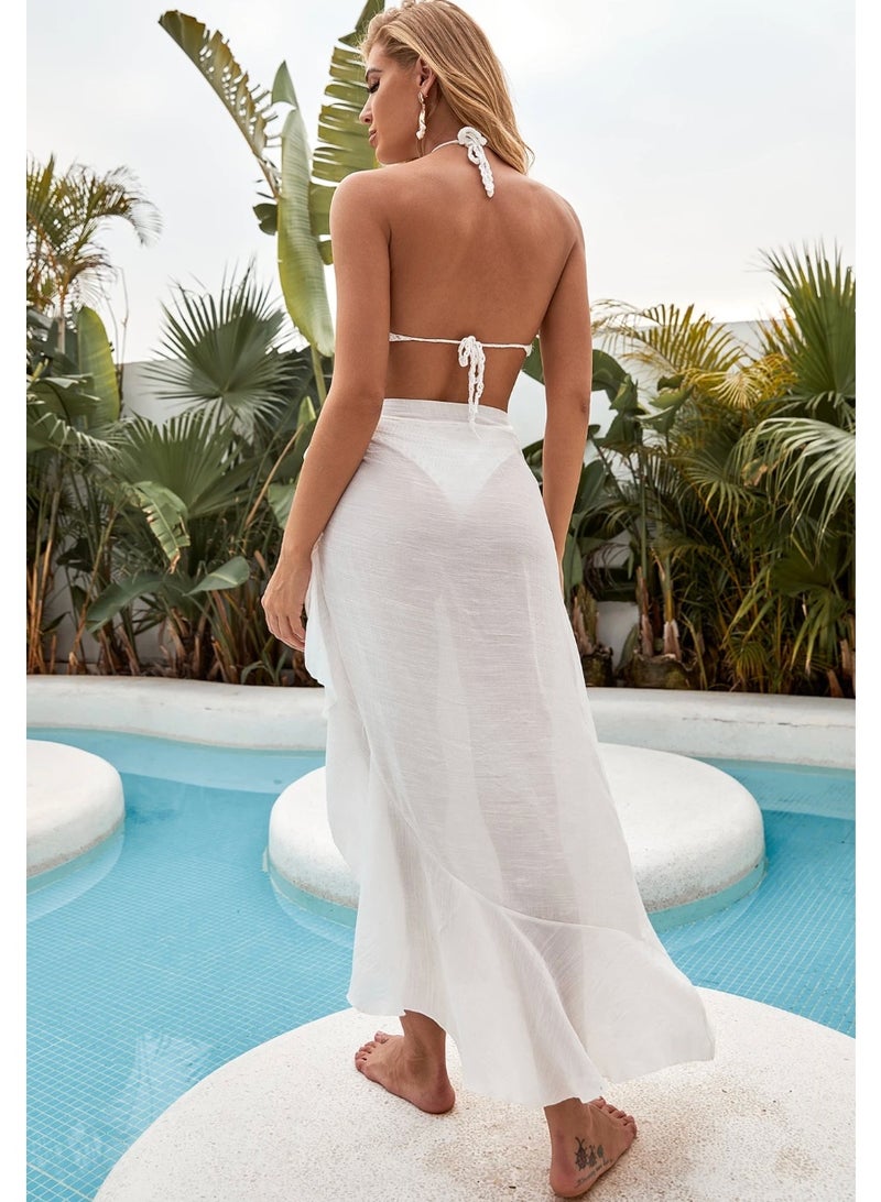 Shein Swim Summer Beach Knot Side Cover Up - Image 2