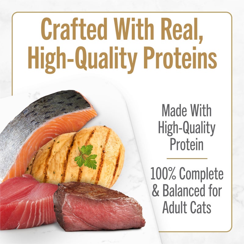 Fancy Feast Purina Fancy Feast Savory Centers Wet Cat Food Pate Variety Pack With Chicken, Salmon, Beef, and Tuna Pate with Gravy Center - (2 Packs of 12) 3 oz. Pull-Top Cans - Image 3
