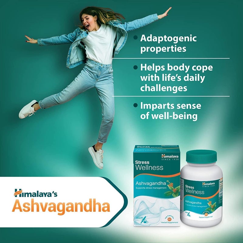 Himalaya Herbals Ashvagandha Relieves Stress And Boosts Energy, 120 Tablets - Image 4