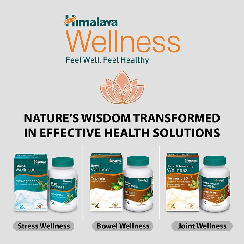 Himalaya Herbals Ashvagandha Relieves Stress And Boosts Energy, 120 Tablets - Image 3