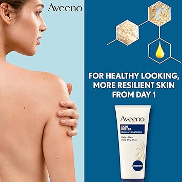 Aveeno لوشن مرطب أفيينو لراحة البشرة 2x 200 مل للبشرة الجافة جداً والمتهيجة مع زبدة الشيا ودقيق الشوفان البروبيوتيك المهدئ من اليوم الأول - Image 2