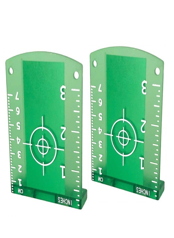 YOTOM Laser Targets, 2 Pack Magnetic Floor Laser Targets Card Plate for Green Beam Laser Level - Image 1