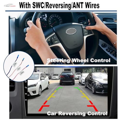 WildTundra 16Pin ISO Aftermarket Radio Wiring Harness for Volkswagen 2003-2015 Jetta Passat Golf GTI Touareg Tiguan with SWC Reverse Radio Antenna Adapter, Plug & Play Car Stereo Adapter - Image 4