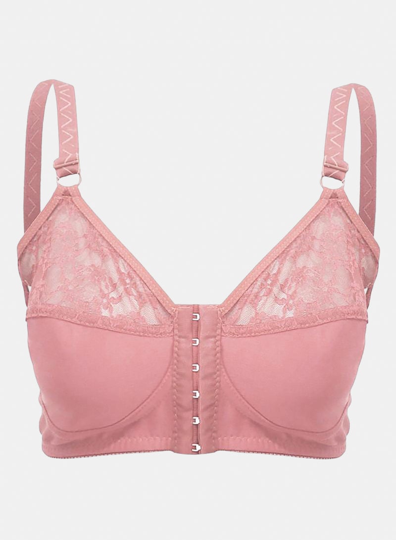 Lasso Front Open Bra Cup B With Lace - Image 1