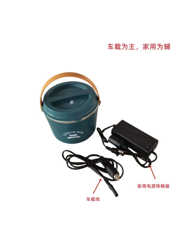 304 Stainless Steel Plug-in Water-free Heating Insulation Lunch Box Office Workers Portable Electric Lunch Box
