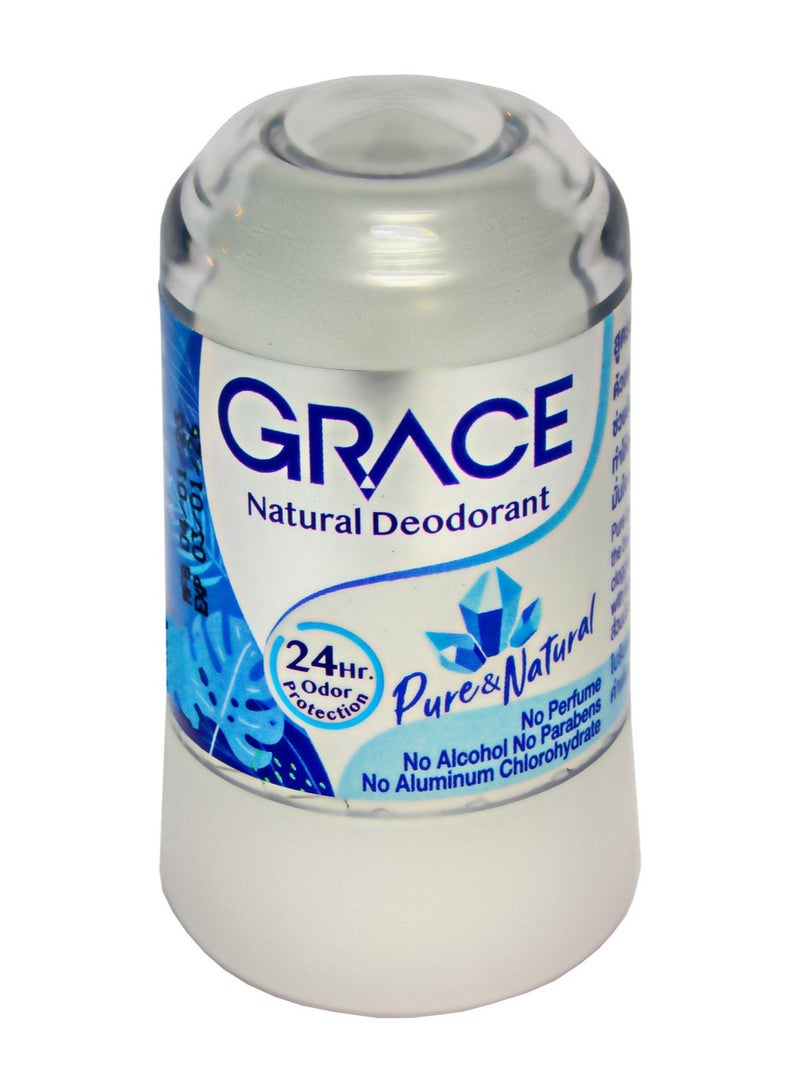 جريس مزيل عرق طبيعي نقي وطبيعي لحماية الرائحة لمدة 24 ساعة - 70 جم - Image 1