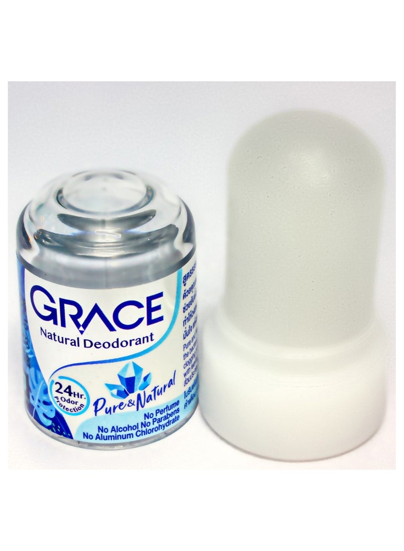 جريس مزيل عرق طبيعي نقي وطبيعي لحماية الرائحة لمدة 24 ساعة - 70 جم - Image 2