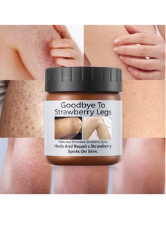 MOOYAM Strawberry Legs Treatment For Women Body Serum Strawberry Legs Treatment For Women Exfoliating Body Serum Chicken Skin Treatment Body Serum Moisturizing Cream For Rough and Bumpy Dry Skin 120ml  - Image 1