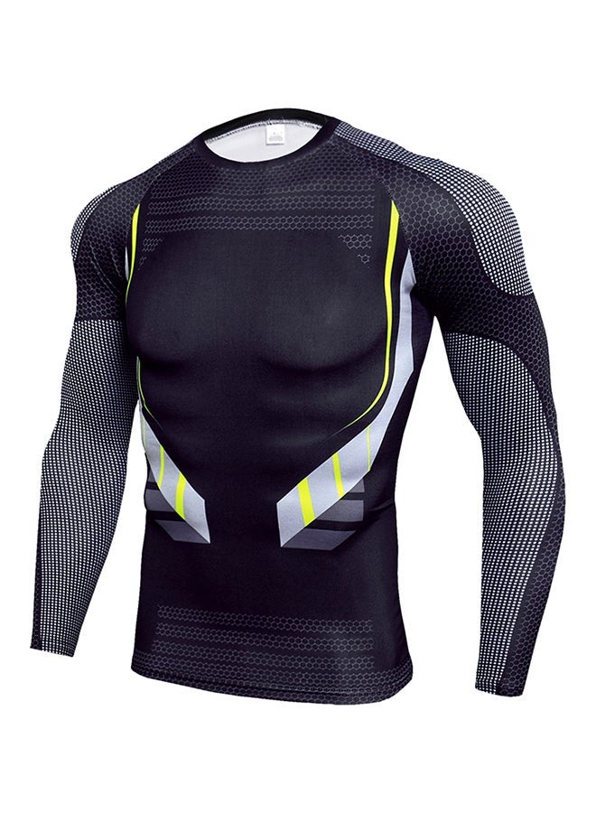 NIBEMINENT Breathable Cycling Jersey Suit Set Black  - Image 2