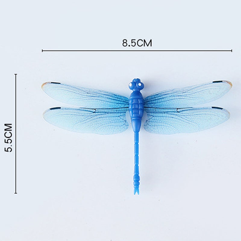 20pcs Luminous Simulation Dragonflies Pin Type Dragonfly Decor Flower Arranging Accessories for Curtain Flower Pot (Mixed Colors) - Image 2