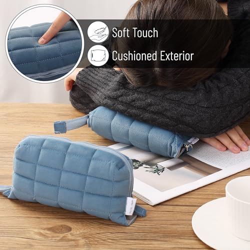 Mr. Pen- Large Capacity Pillow Pencil Case, Blue Pencil Pouch, School/College Pencil Case - Image 3
