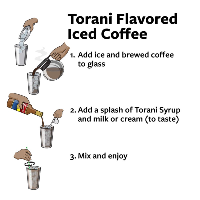 Torani Variety Pack Caramel, French Vanilla, Vanilla & Hazelnut, 25.4 Ounces (Pack of 4) - Image 5