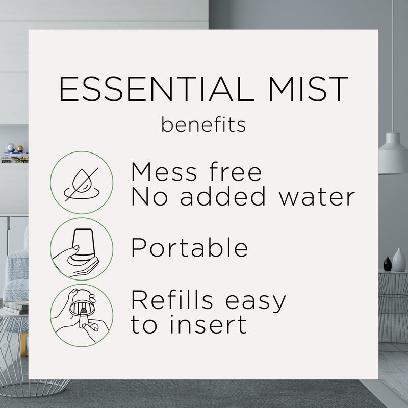 Air Wick Essential Mist Refill, 5 ct, Mandarin & Sweet Orange, Essential Oils Diffuser, Air Freshener - Image 4