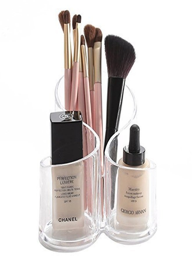 DARKNESS Cosmetic Organizer 2207 Transparent Acrylic Cosmetic Makeup Organizer Lipstick Holder Display Stand Nail Polish Eyebrow Pencil Storage Box Toothbrush Holder Stationary Holder - Image 5
